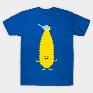 Funny corn with titmouse T-Shirt